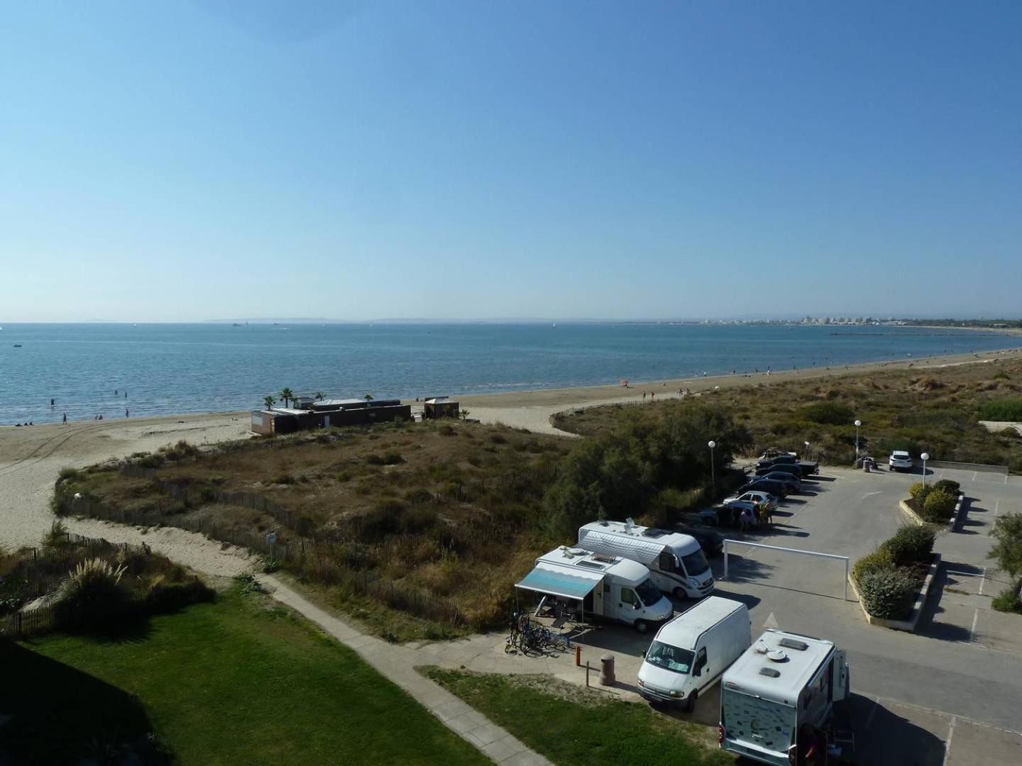 As14629 - P2 Mezzanine Avec Vue Mer Laterale, Dans Une Residence Sur Plage Avec Parking Prive Le Grau-du-Roi Eksteriør billede