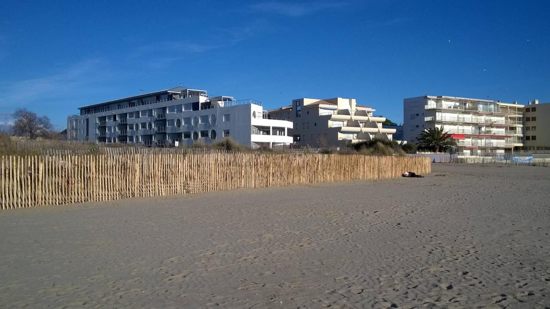 As14629 - P2 Mezzanine Avec Vue Mer Laterale, Dans Une Residence Sur Plage Avec Parking Prive Le Grau-du-Roi Eksteriør billede